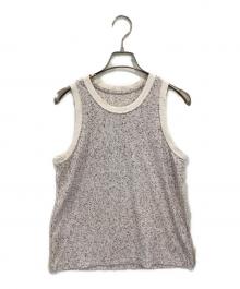 me ISSEY MIYAKE（ミーイッセイ ミヤケ）の古着「SLEEVELESS TOP / MI34JR041 / MADE IN JAPAN」｜グレー
