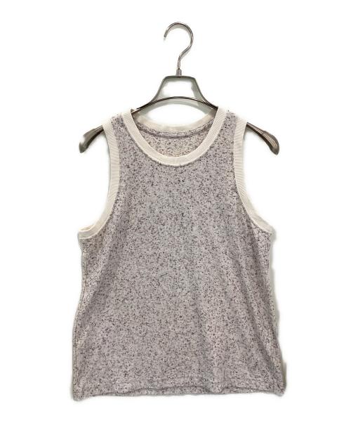 me ISSEY MIYAKE（ミーイッセイ ミヤケ）me ISSEY MIYAKE (ミーイッセイ ミヤケ) SLEEVELESS TOP / MI34JR041 / MADE IN JAPAN グレー サイズ:FREEの古着・服飾アイテム