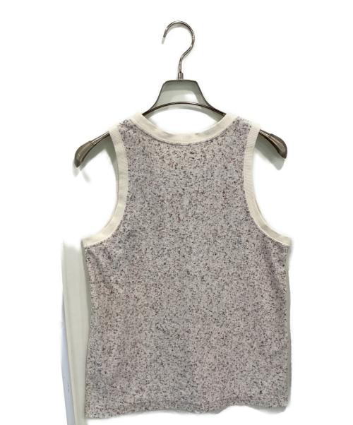 me ISSEY MIYAKE（ミーイッセイ ミヤケ）me ISSEY MIYAKE (ミーイッセイ ミヤケ) SLEEVELESS TOP / MI34JR041 / MADE IN JAPAN グレー サイズ:FREEの古着・服飾アイテム