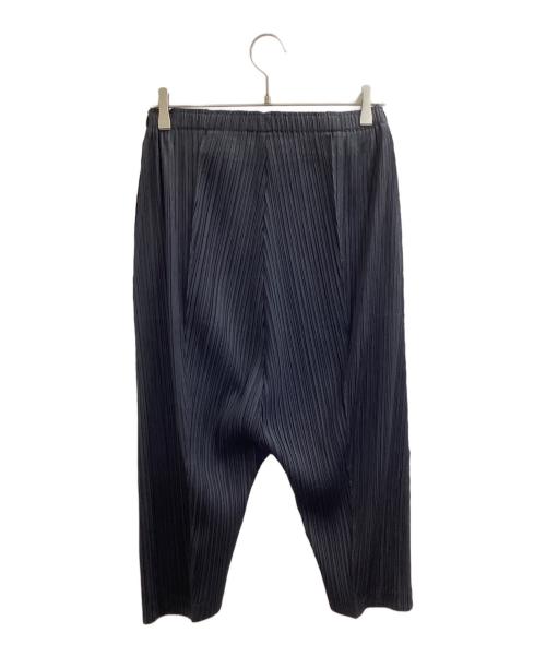PLEATS PLEASE（プリーツプリーズ）PLEATS PLEASE (プリーツプリーズ) プリーツサルエルパンツ / PP21-JF434 ブラック サイズ:4の古着・服飾アイテム