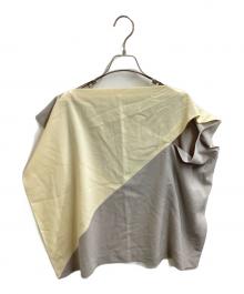 132 5. ISSEY MIYAKE（132 5. イッセイ ミヤケ）の古着「FLAT T BI COLOR　IL51FJ349」｜グレー×アイボリー