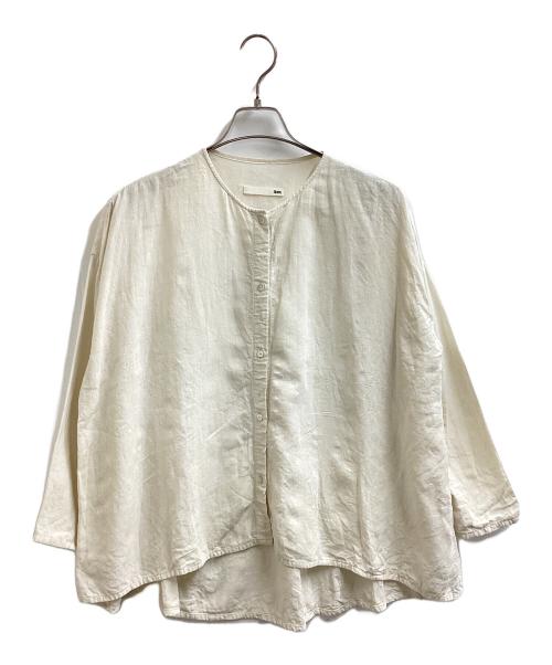evam eva（エヴァムエヴァ）evam eva (エヴァムエヴァ) linen shirts / E223T013 アイボリー サイズ:FREEの古着・服飾アイテム