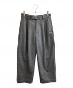 Traditional Weatherwearトラディショナルウェザーウェア）の古着「UNIONSLACKS 102 FLANNEL / ユニオンスラックスフランネル 102 / G242KGFPT0325FN」｜グレー