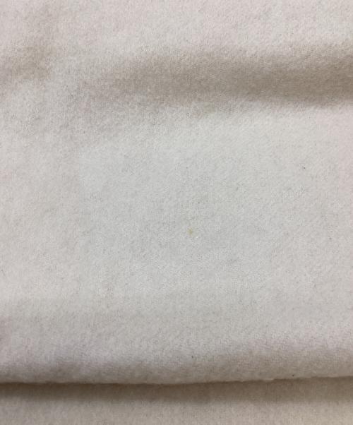 HERMES（エルメス）HERMES (エルメス) Cashmere 100% scarf ivory / カシミヤ100% マフラー アイボリー / マルジェラ期 / Made in SCOTLAND / スコットランド製 アイボリーの古着・服飾アイテム