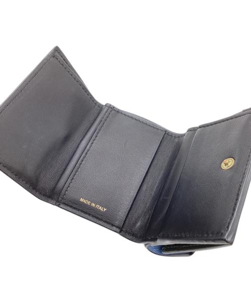 MARNI（マルニ）MARNI (マルニ) Saffiano Leather Tri-Fold Wallet 