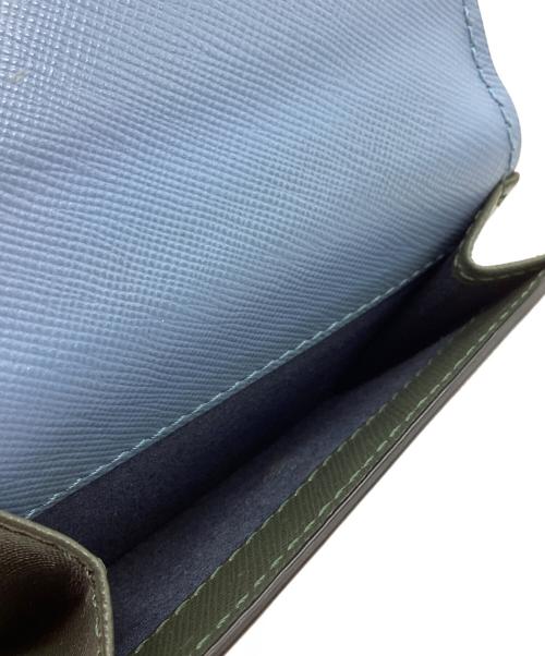 MARNI（マルニ）MARNI (マルニ) Saffiano Leather Tri-Fold Wallet 