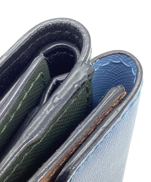 MARNI（マルニ）MARNI (マルニ) Saffiano Leather Tri-Fold Wallet 