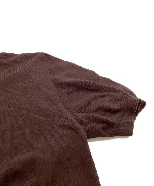 BEAMS F（ビームスエフ）BEAMS F (ビームスエフ) ニットポロシャツ / 21-02-0157-872 ブラウン サイズ:46の古着・服飾アイテム