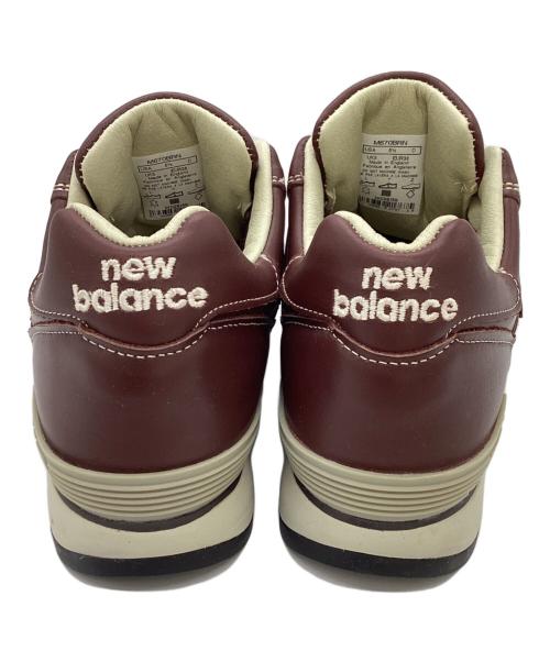NEW BALANCE（ニューバランス）NEW BALANCE (ニューバランス) オールレザースニーカー ブラウン サイズ:38の古着・服飾アイテム