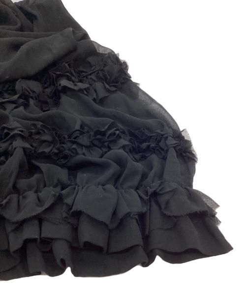 COMME des GARCONS COMME des GARCONS（コムデギャルソン コムデギャルソン）COMME des GARCONS COMME des GARCONS (コムデギャルソン コムデギャルソン) シアーブラウスワンピース / RO-O018 / AD2014 ブラック サイズ:Sの古着・服飾アイテム