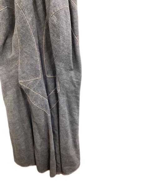 JUNYA WATANABE COMME des GARCONS（(ジュンヤワタナベ コムデギャルソン）JUNYA WATANABE COMME des GARCONS デニムキャミソールワンピース / Denim Camisole one-piece / JB-O202 / AD2008 / Made in JAPAN ブラック サイズ:Mの古着・服飾アイテム