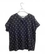 COMME des GARCONS COMME des GARCONSコムデギャルソン コムデギャルソン）の古着「ドットTシャツ / RO-T009 / AD2014」｜ブラック