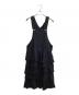 BLACK COMME des GARCONS（ブラックコムデギャルソン）の古着「ポリエステル オーバーオール / Polyester Overalls / Made in JAPAN」｜ブラック