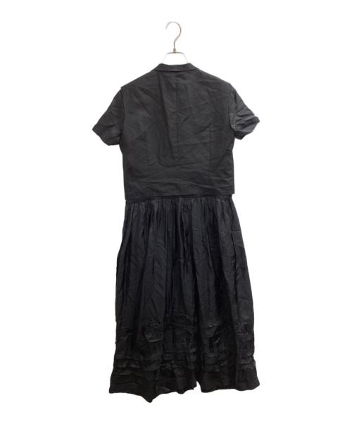 tricot COMME des GARCONS（トリココムデギャルソン）tricot COMME des GARCONS (トリココムデギャルソン) 切替ワンピース　/　AD2006 ブラック サイズ:Mの古着・服飾アイテム