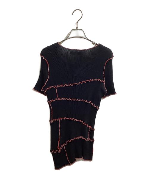 JUNYA WATANABE COMME des GARCONS（(ジュンヤワタナベ コムデギャルソン）JUNYA WATANABE COMME des GARCONS ((ジュンヤワタナベ コムデギャルソン) リブニット / JN-110020 / AD1992 ブラック サイズ:表記なしの古着・服飾アイテム