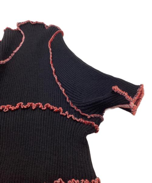 JUNYA WATANABE COMME des GARCONS（(ジュンヤワタナベ コムデギャルソン）JUNYA WATANABE COMME des GARCONS ((ジュンヤワタナベ コムデギャルソン) リブニット / JN-110020 / AD1992 ブラック サイズ:表記なしの古着・服飾アイテム