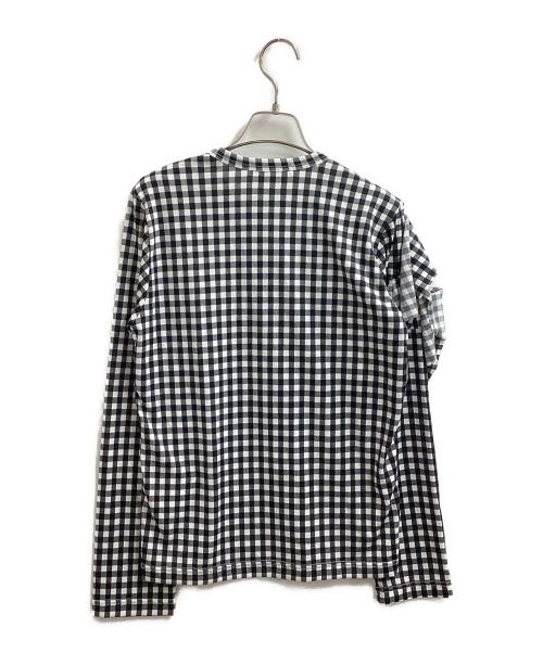 COMME des GARCONS（コムデギャルソン）COMME des GARCONS (コムデギャルソン) ジャージーカットソー / GL-T004 / AD2013 ブラック×ホワイト サイズ:Mの古着・服飾アイテム