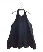 COMME des GARCONS COMME des GARCONSコムデギャルソン コムデギャルソン）の古着「エプロンワンピース / Pinafore dress / Jumper dress / AD2008 / RR-V007 / Made in JAPAN」｜ブラック
