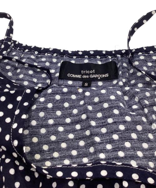 tricot COMME des GARCONS（トリココムデギャルソン）tricot COMME des GARCONS (トリココムデギャルソン) キャミソールワンピース / TG-A003 / AD2010 ネイビー サイズ:Sの古着・服飾アイテム
