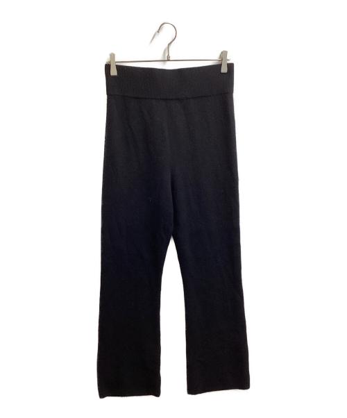 DEUXIEME CLASSE（ドゥーズィエム クラス）Deuxieme Classe (ドゥーズィエム クラス) ウールニットパンツ / 20030500706030 ブラック サイズ:38の古着・服飾アイテム