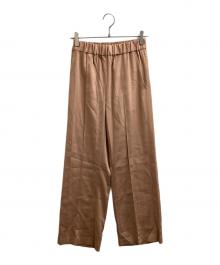 MUSE de Deuxieme Classe（ミューズ ドゥーズィエム クラス）の古着「COL PIERROT センタープレスパンツ / 21030521001330」｜ピンク