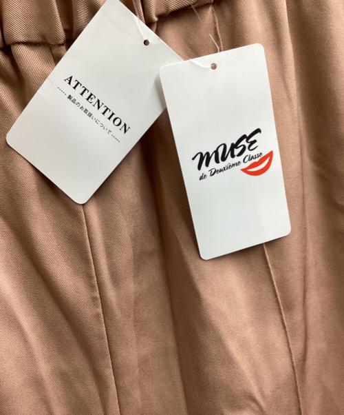 MUSE de Deuxieme Classe（ミューズ ドゥーズィエム クラス）MUSE de Deuxieme Classe (ミューズ ドゥーズィエム クラス) COL PIERROT センタープレスパンツ / 21030521001330 ピンク サイズ:36 未使用品の古着・服飾アイテム