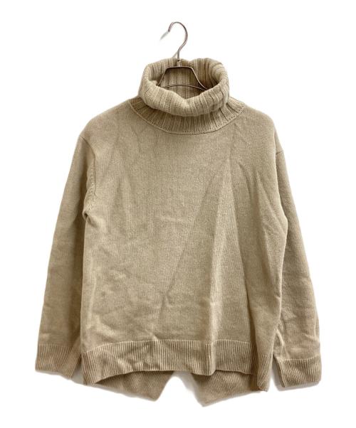 MUSE de Deuxieme Classe（ミューズ ドゥーズィエム クラス）MUSE de Deuxieme Classe (ミューズ ドゥーズィエム クラス) JADE タートルネックプルオーバー / 20080500417130 ベージュ サイズ:FREEの古着・服飾アイテム