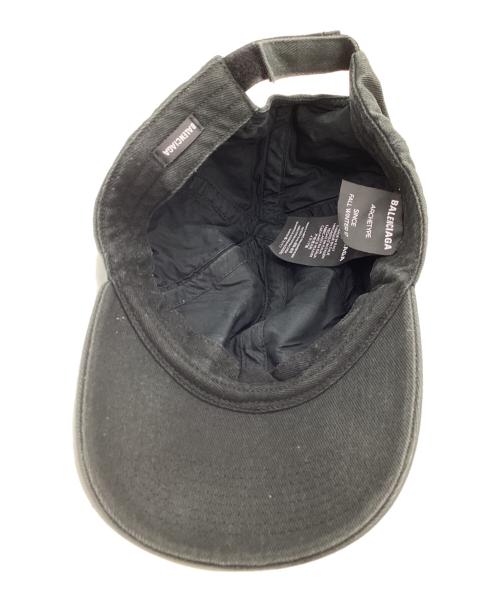 BALENCIAGA（バレンシアガ）BALENCIAGA (バレンシアガ) ベースボールキャップ / ARCHETYPE ブラックの古着・服飾アイテム