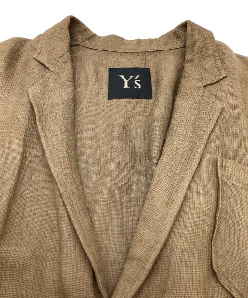 Y's（ワイズ）Y's (ワイズ) リネンテーラードジャケット / YY-J74-301 カーキ サイズ:不明の古着・服飾アイテム