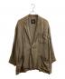 Y's（ワイズ）の古着「リネンテーラードジャケット / YY-J74-301」｜カーキ