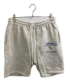 BOWWOW（バウワウ）の古着「47TH INFANTRY REGIMENT SWEAT SHORTS」｜ベージュ