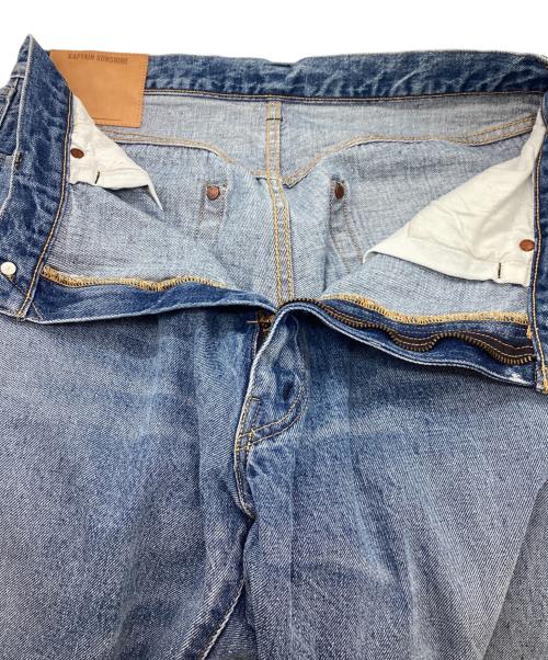 KAPTAIN SUNSHINE（キャプテンサンシャイン）KAPTAIN SUNSHINE (キャプテンサンシャイン) 5P Zipper Front Denim Pants / 5ポケット ジッパーフロントデニムパンツ / KSBS109DZ インディゴ サイズ:34 未使用品の古着・服飾アイテム