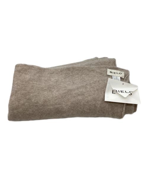BIELO（ビエロ）BIELO (ビエロ) Silk Cashmere scarf beige / シルクカシミヤ マフラー ベージュ ベージュの古着・服飾アイテム