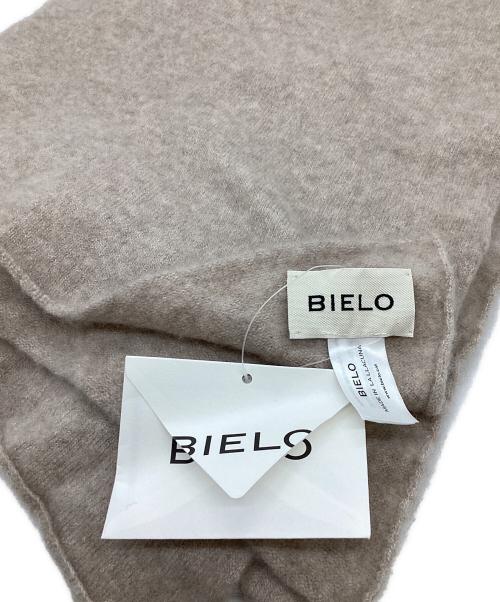 BIELO（ビエロ）BIELO (ビエロ) Silk Cashmere scarf beige / シルクカシミヤ マフラー ベージュ ベージュの古着・服飾アイテム