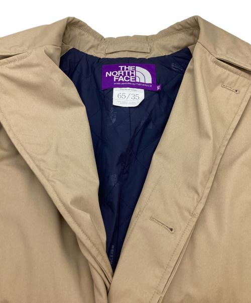 THE NORTHFACE PURPLELABEL（ザ・ノースフェイス パープルレーベル）THE NORTHFACE PURPLELABEL (ザ・ノースフェイス パープルレーベル) 65/35 PRIMALOFT シングルコート NYW2277N ベージュ サイズ:WSの古着・服飾アイテム