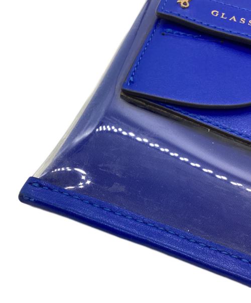 ANYA HINDMARCH（アニヤ・ハインドマーチ）ANYA HINDMARCH (アニヤハインドマーチ) Everything Pouch / エブリシング ポーチ ブルーの古着・服飾アイテム