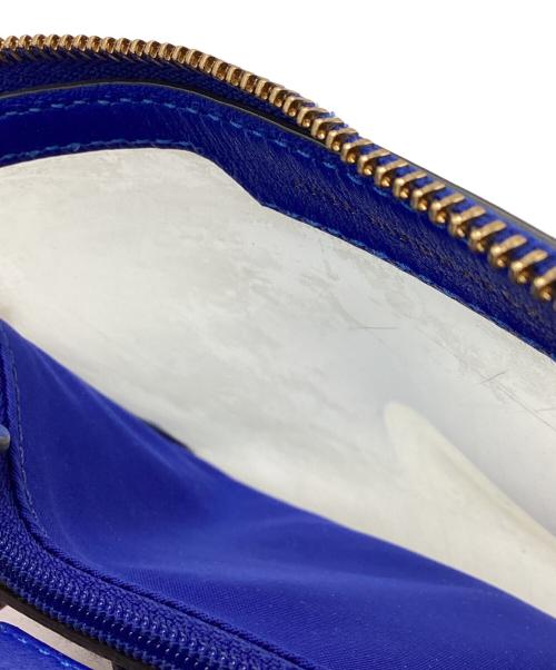 ANYA HINDMARCH（アニヤ・ハインドマーチ）ANYA HINDMARCH (アニヤハインドマーチ) Everything Pouch / エブリシング ポーチ ブルーの古着・服飾アイテム