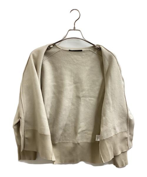AP STUDIO（エーピーストゥディオ）AP STUDIO (エーピーストゥディオ) Form Knit Cardigan / フォームニットカーディガン / 23080586205030 ベージュ サイズ:FREEの古着・服飾アイテム