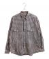Porter Classic（ポータークラシック）の古着「ROLL UP GINGHAM CHECK SHIRT / ロールアップギンガムチェックシャツ 」｜ブラック
