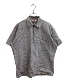 BEN DAVIS（ベンデイビス）の古着「HICKORY Half Zip Shirts」｜グレー