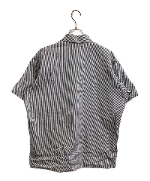 BEN DAVIS（ベンデイビス）BEN DAVIS (ベンデイビス) HICKORY Half Zip Shirts グレー サイズ:Mの古着・服飾アイテム