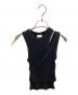 HYKE（ハイク）の古着「DOUBLE SHOULDER TANK TOP」｜ブラック