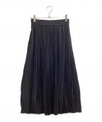 HYKEハイク）の古着「PLEATED SKIRT / プリーツスカート / 222-14129」｜ブラック