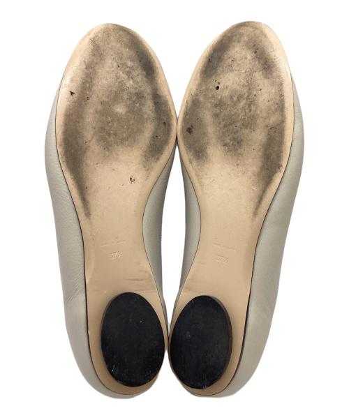 Pippichic（ピッピシック）Pippichic (ピッピシック) UNITEDARROWS (ユナイテッドアローズ) CHUCHU F/PRL バレエシューズ ベージュ サイズ:37　1/2の古着・服飾アイテム