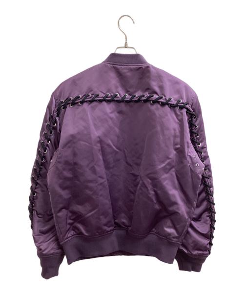 DIESEL（ディーゼル）DIESEL (ディーゼル) MA-1ジャケット / a005450TAQF パープル サイズ:Sの古着・服飾アイテム