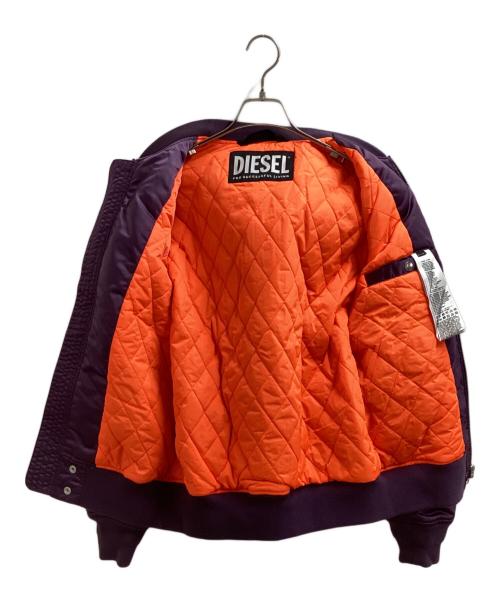 DIESEL（ディーゼル）DIESEL (ディーゼル) MA-1ジャケット / a005450TAQF パープル サイズ:Sの古着・服飾アイテム
