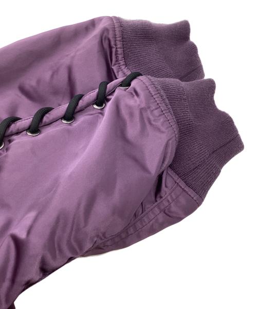 DIESEL（ディーゼル）DIESEL (ディーゼル) MA-1ジャケット / a005450TAQF パープル サイズ:Sの古着・服飾アイテム