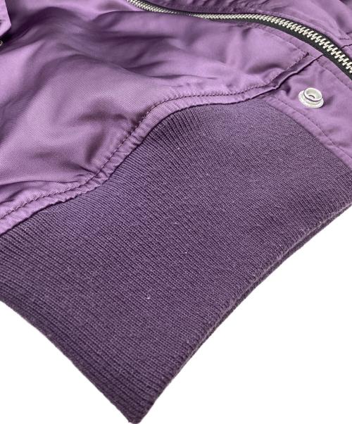 DIESEL（ディーゼル）DIESEL (ディーゼル) MA-1ジャケット / a005450TAQF パープル サイズ:Sの古着・服飾アイテム