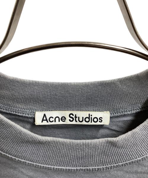 Acne studios（アクネ ストゥディオズ）ACNE STUDIOS (アクネ ストゥディオズ) ロゴＴシャツ　FN-MN-TSHI000353 グレー サイズ:Sの古着・服飾アイテム