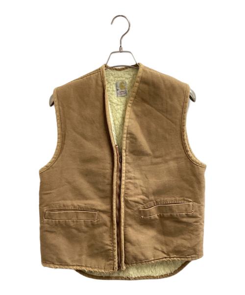 CarHartt（カーハート）CarHartt (カーハート) DUCK BOA VEST ベージュ サイズ:表記無しの古着・服飾アイテム